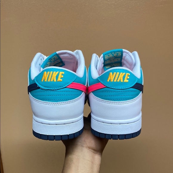 Nike Dunk Low “Dusty Cactus/Thunder Blue/White/Racer Pink/Laser Orange” - Picture 15 of 17